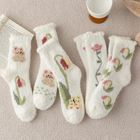 KK 5pc Tulip Socks